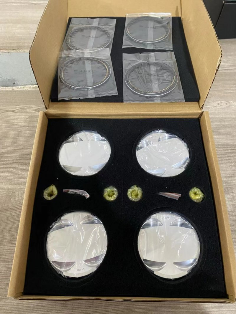4032 Aluminum Alloy Forged Piston Set with Pin and Rings for  4G63 EVO Performance Cyl 86mm Cr 9.0 Ch 35mm